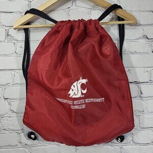 Washington State University‎ Cougars String Bag Athletic Backpack Vtg Mighty Mac